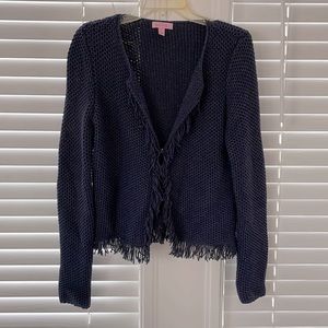 NWOT Lilly Pulitzer Navy Cardigan